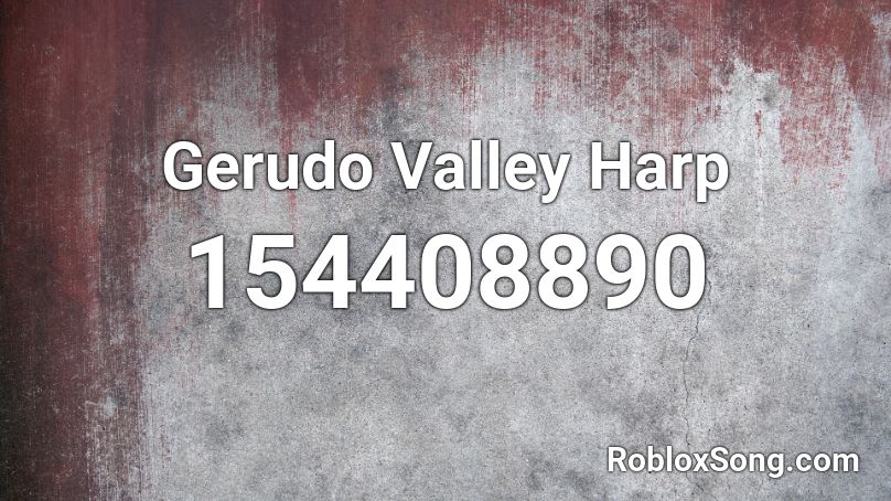 Gerudo Valley Harp Roblox ID