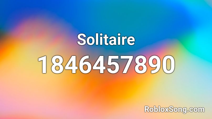 Solitaire Roblox ID