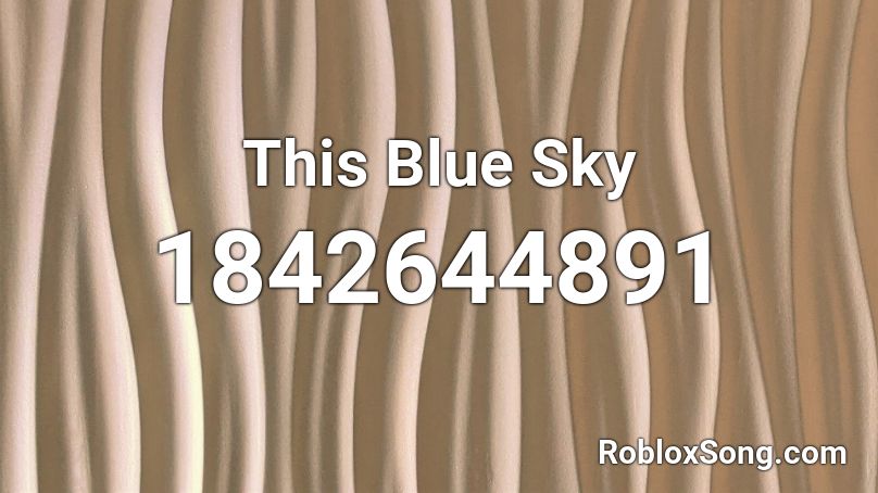 This Blue Sky Roblox ID