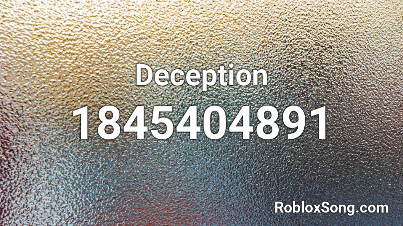 Deception Roblox ID