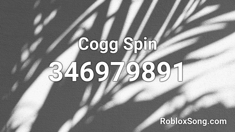 Cogg Spin Roblox ID