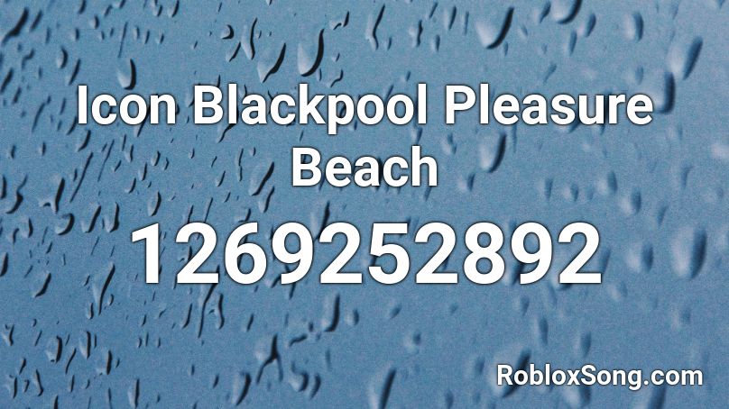 Icon Blackpool Pleasure Beach Roblox ID
