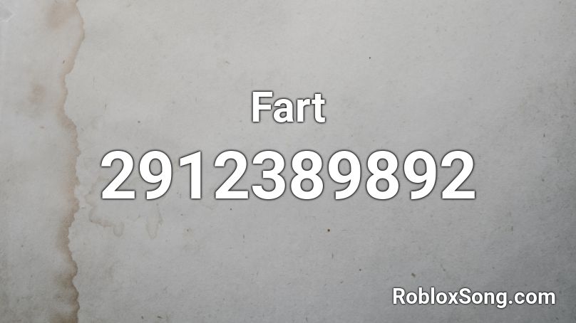 Fart Roblox ID