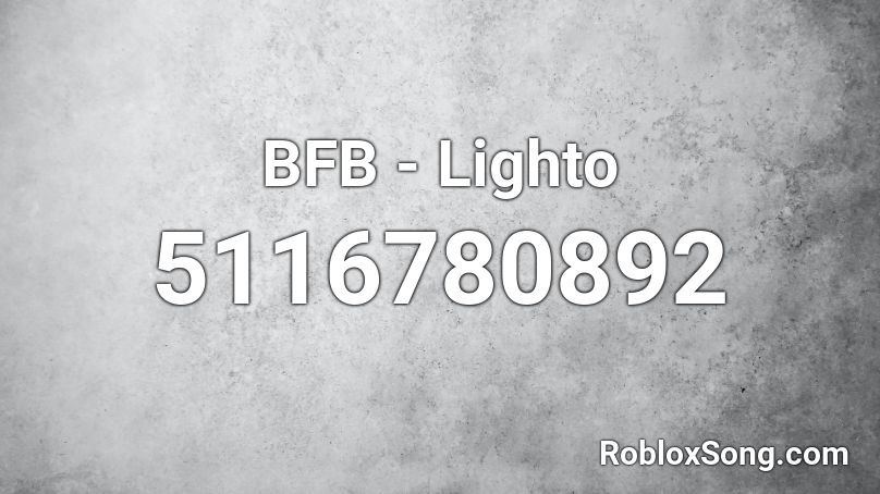 BFB - Lighto Roblox ID