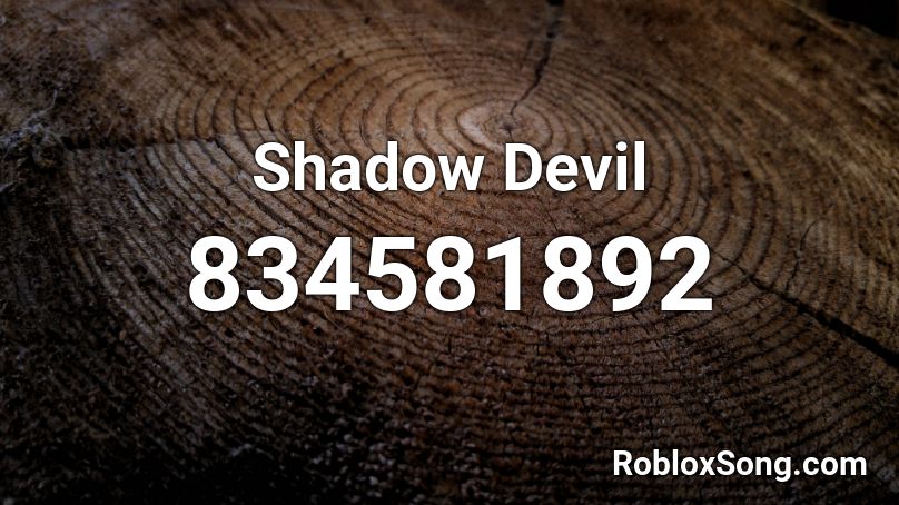 Shadow Devil Roblox ID