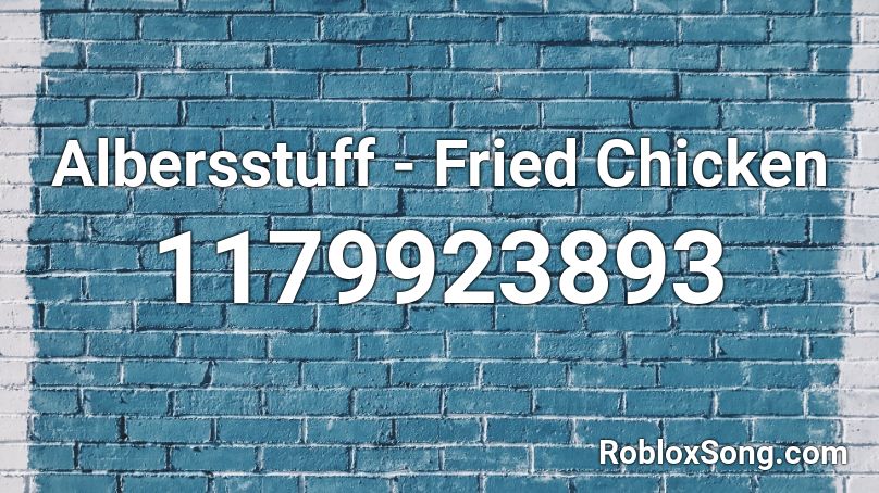 Albersstuff - Fried Chicken Roblox ID