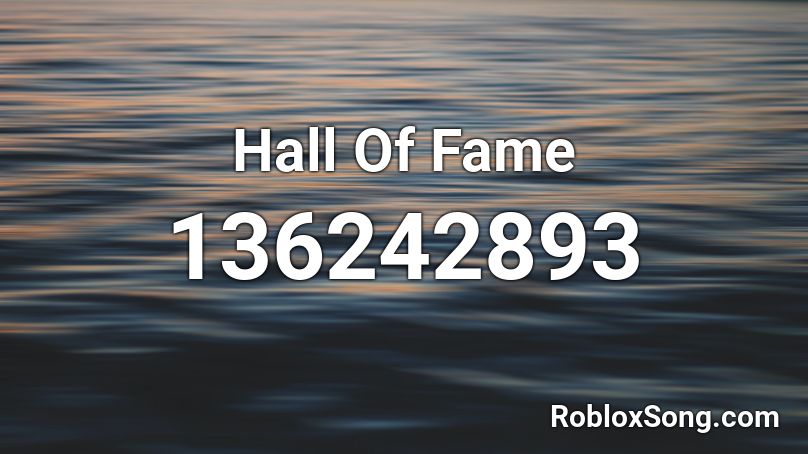 Hall Of Fame Roblox ID