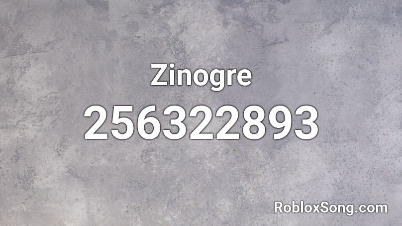 Zinogre Roblox ID