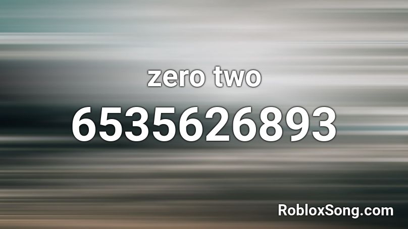 zero two Roblox ID