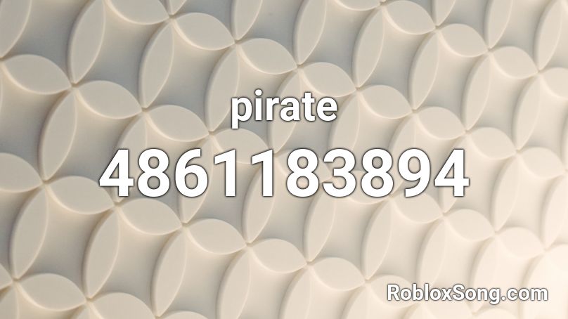 pirate Roblox ID