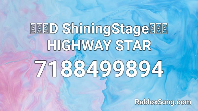 電車でD ShiningStage使用曲 HIGHWAY STAR Roblox ID