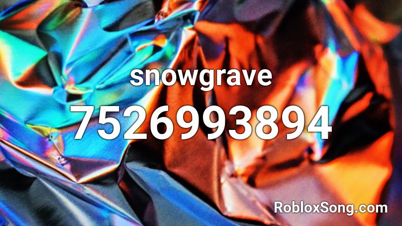 snowgrave Roblox ID