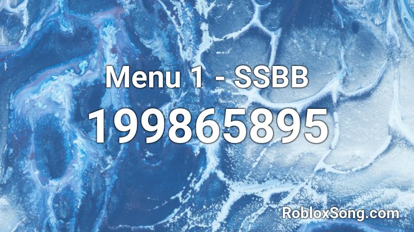 Menu 1 - SSBB Roblox ID