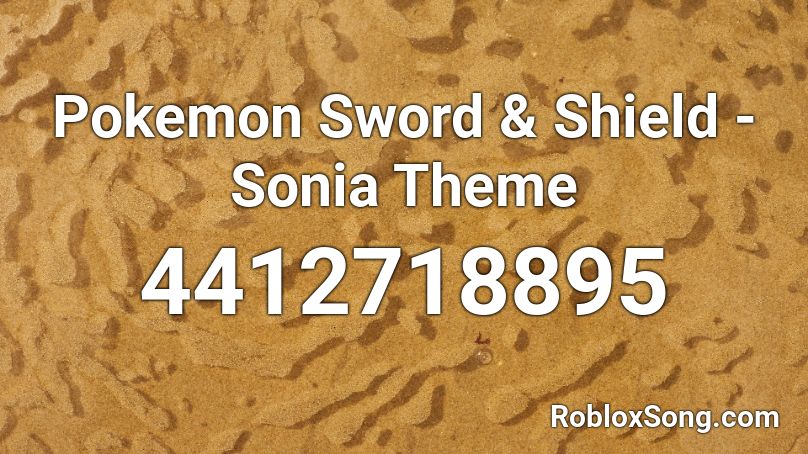 Pokemon Sword & Shield - Sonia Theme Roblox ID