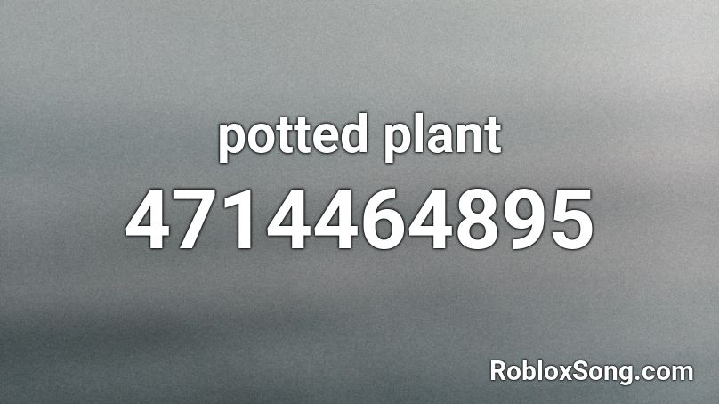 potted plant Roblox ID