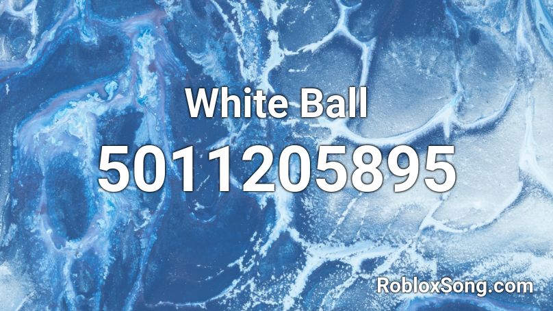 White Ball Roblox ID