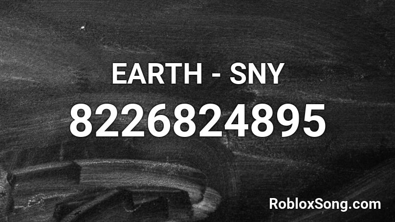 EARTH - SNY Roblox ID