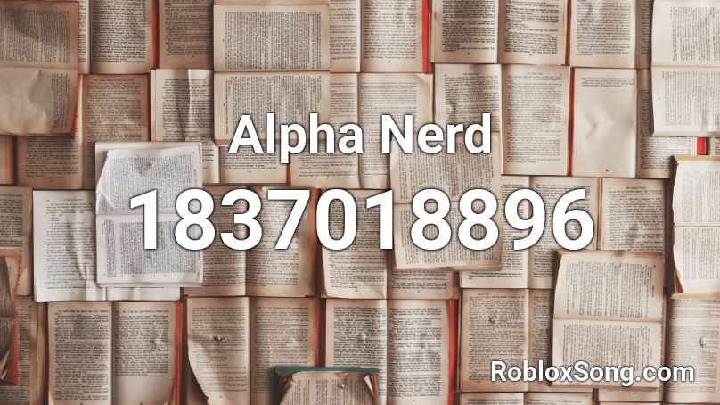 Alpha Nerd Roblox ID