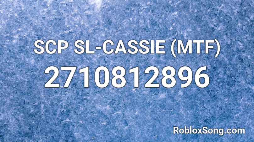SCP SL-CASSIE (MTF) Roblox ID