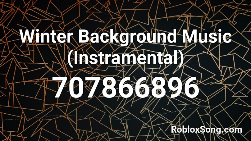 Winter Background Music (Instramental) Roblox ID