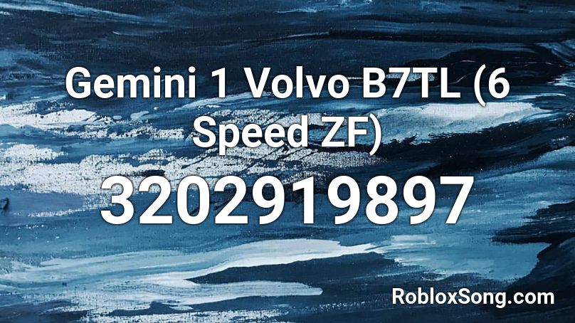 Gemini 1 Volvo B7TL (6 Speed ZF) Roblox ID
