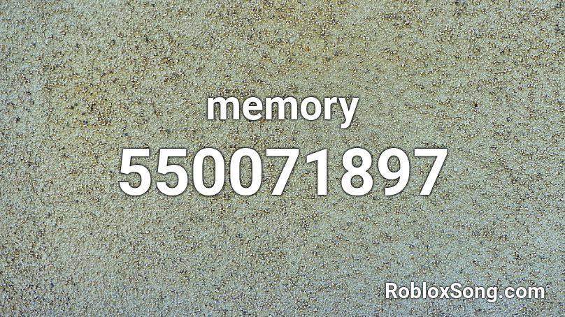 memory Roblox ID