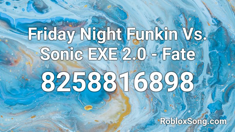 ALL FNF SONIC.EXE V2 Music CODES/IDs for ROBLOX! 