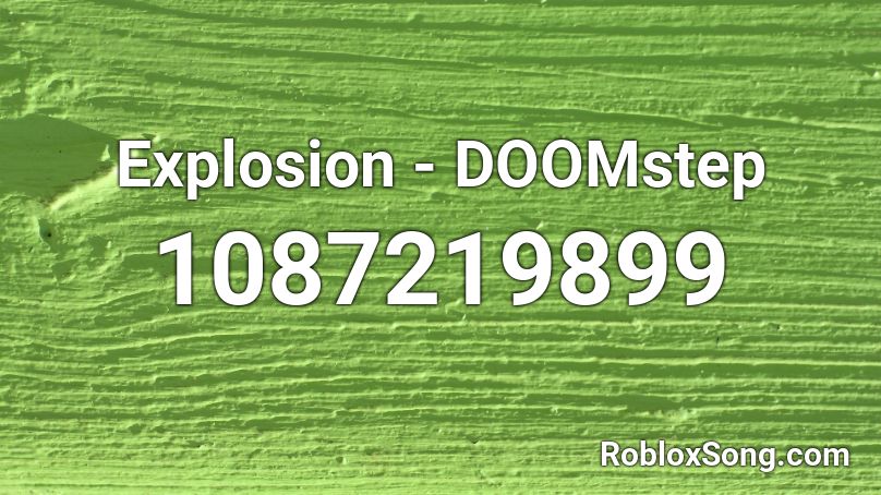 Explosion - DOOMstep Roblox ID