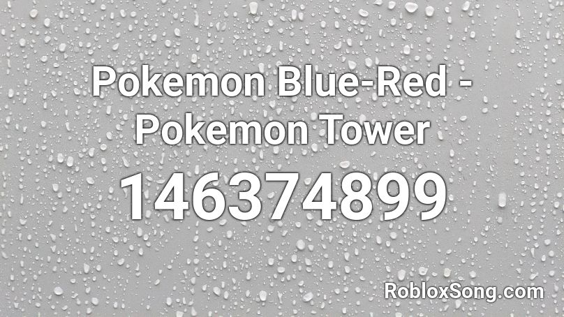 Pokemon Blue-Red - Pokemon Tower Roblox ID