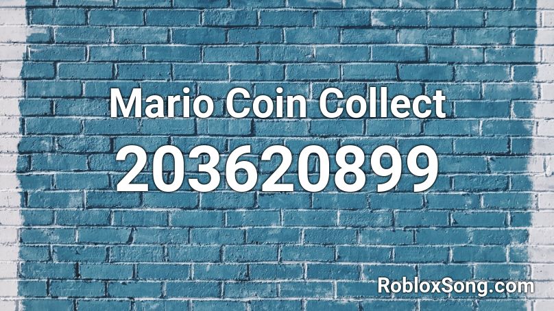 Mario Coin Collect Roblox ID