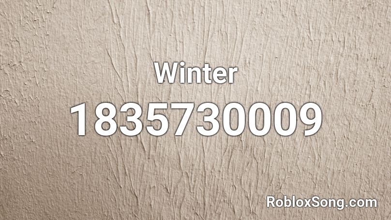 Winter Roblox ID