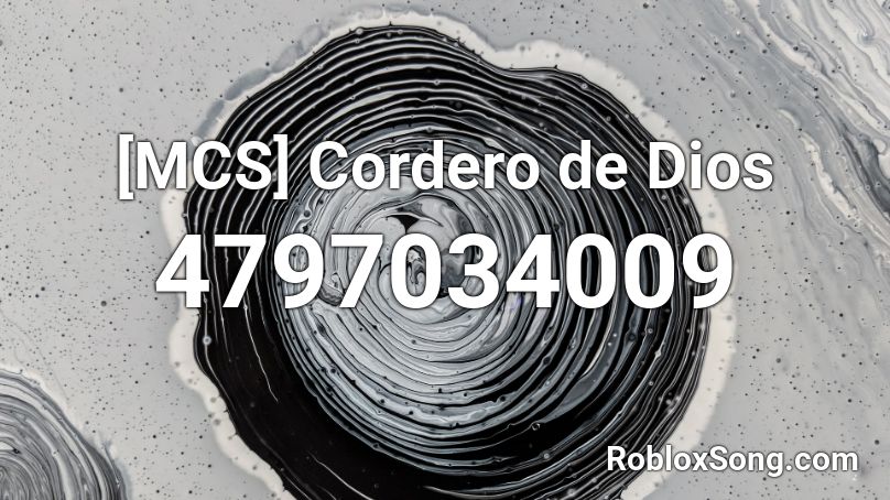 [MCS] Cordero de Dios Roblox ID