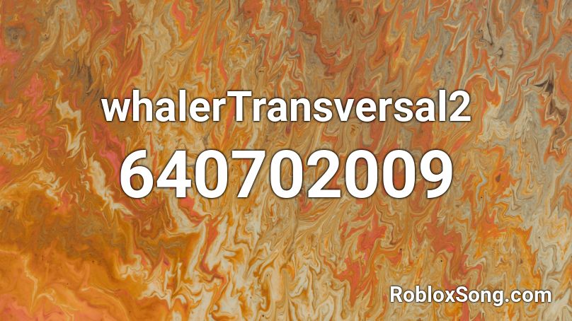 whalerTransversal2 Roblox ID