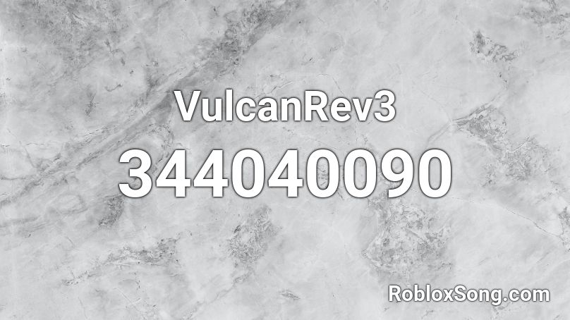VulcanRev3 Roblox ID