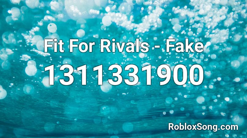 Fit For Rivals - Fake Roblox ID