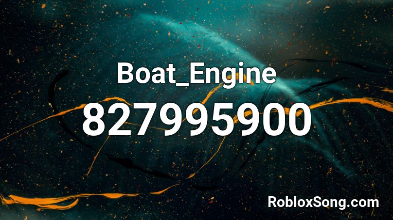 Boat_Engine Roblox ID