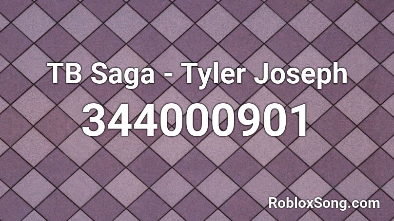 TB Saga - Tyler Joseph Roblox ID