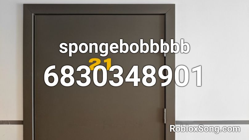 spongebobbbbb Roblox ID