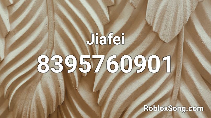 Jiafei Roblox ID