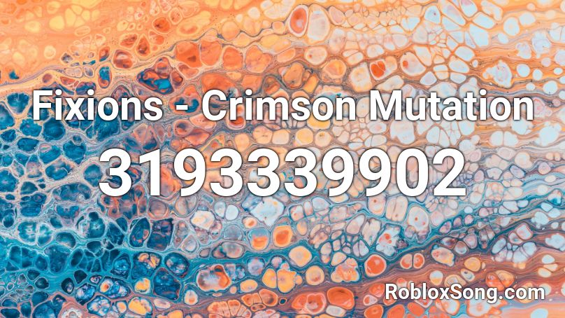 Fixions - Crimson Mutation Roblox ID