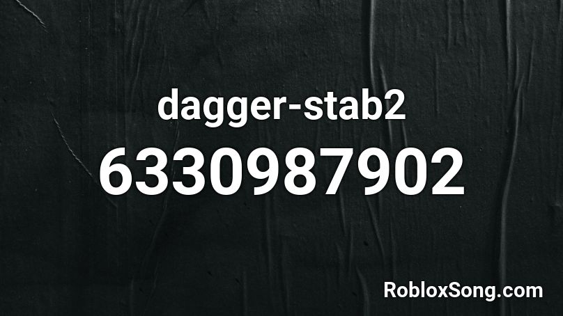 dagger-stab2 Roblox ID