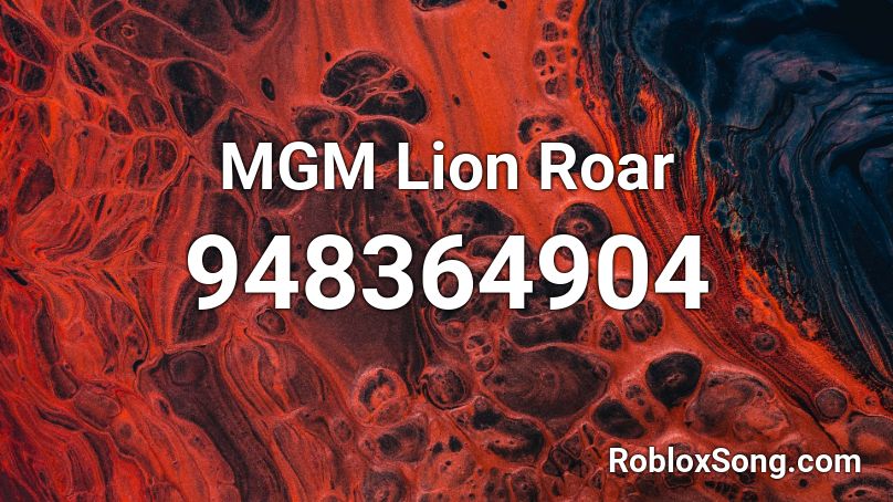 MGM Lion Roar Roblox ID