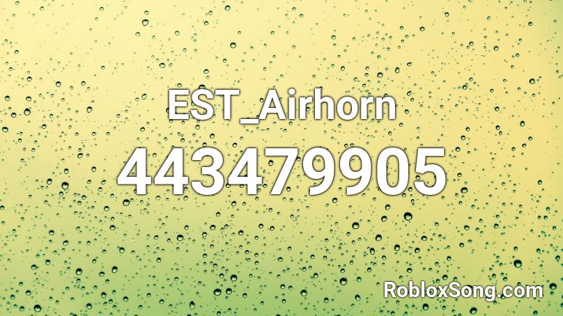 EST_Airhorn Roblox ID