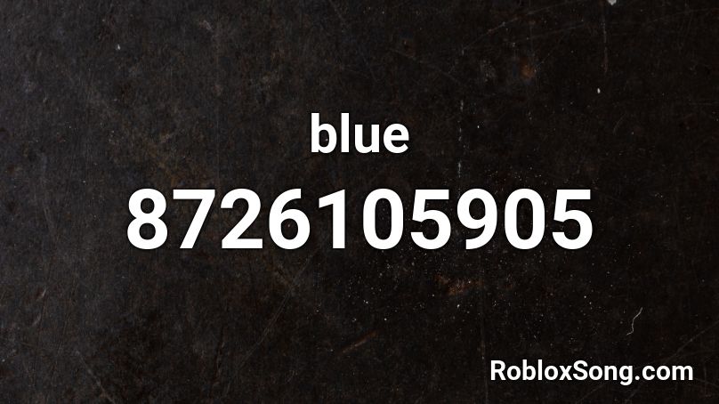 blue Roblox ID