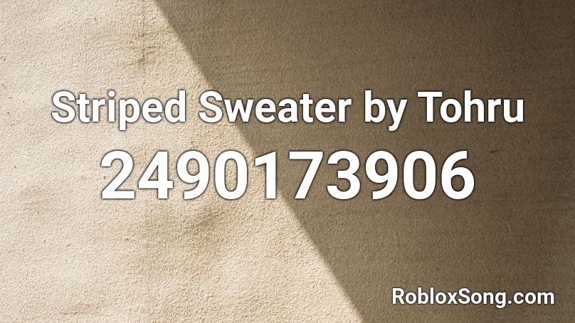 Striped Sweater by Tohru Roblox ID