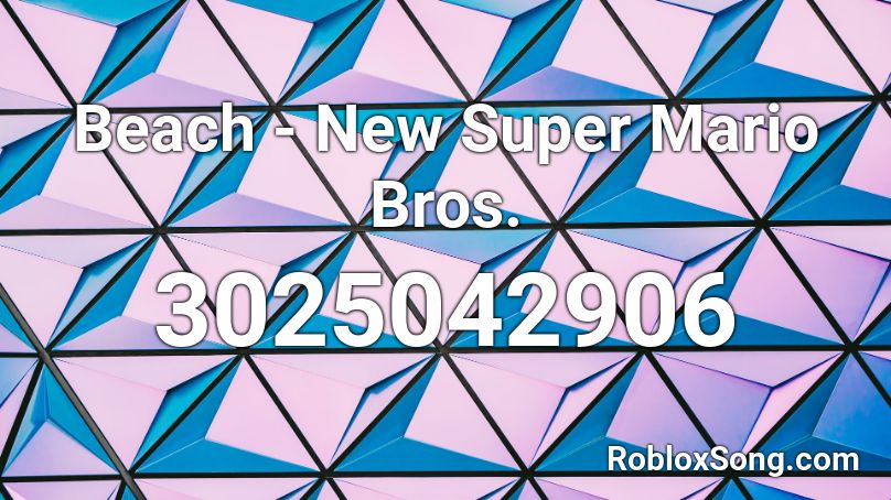 Beach - New Super Mario Bros. Roblox ID