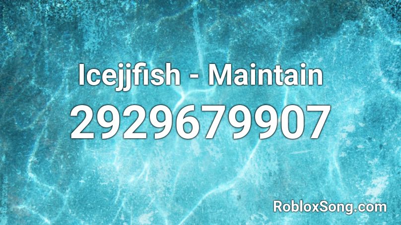 Icejjfish - Maintain Roblox ID