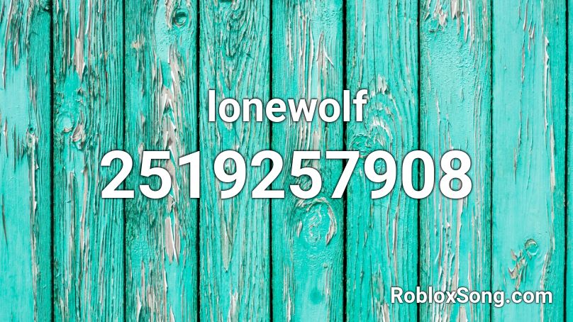 lonewolf Roblox ID