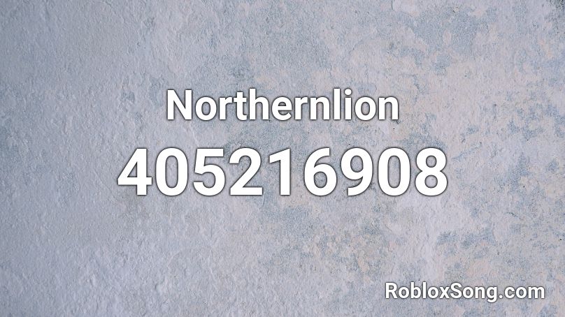 Northernlion Roblox ID