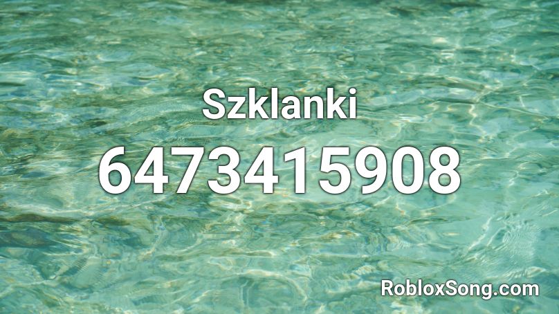 Szklanki Roblox ID